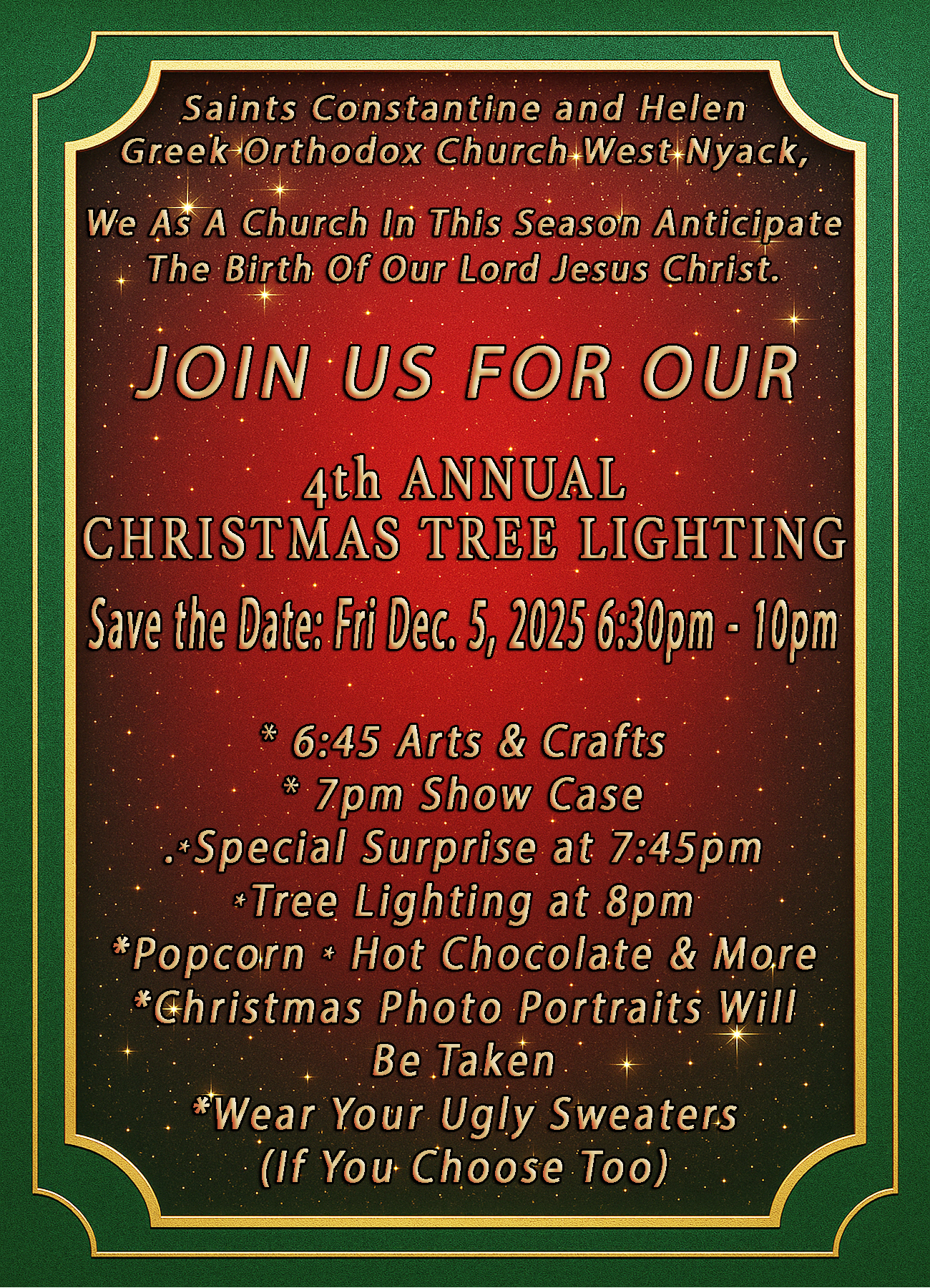 4th Annual Christmas Tree Lighting