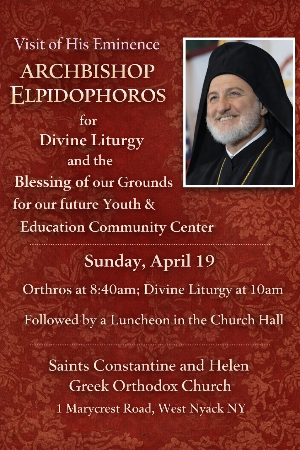 Visit of His Eminence